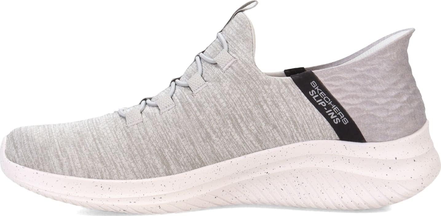 Мужские кроссовки Skechers Ultra Flex 3.0 с мгновенной посадкой без застежек, серый — фото 3