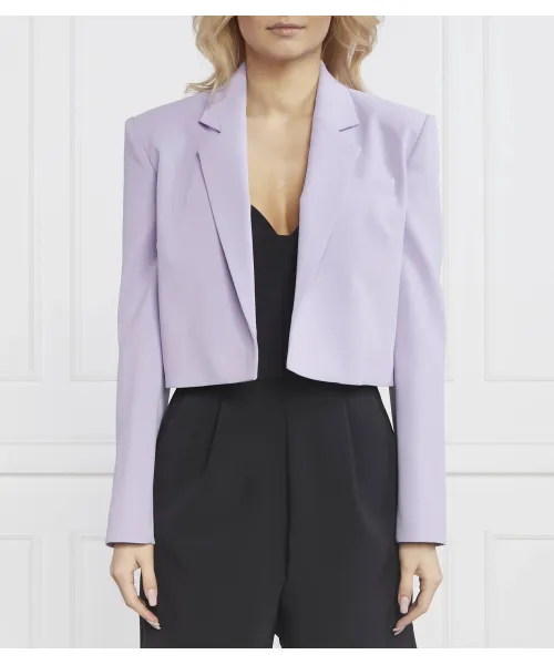 

Элегантный жакет Элианны Спенсер Cropped fit Pinko, фиолетовый