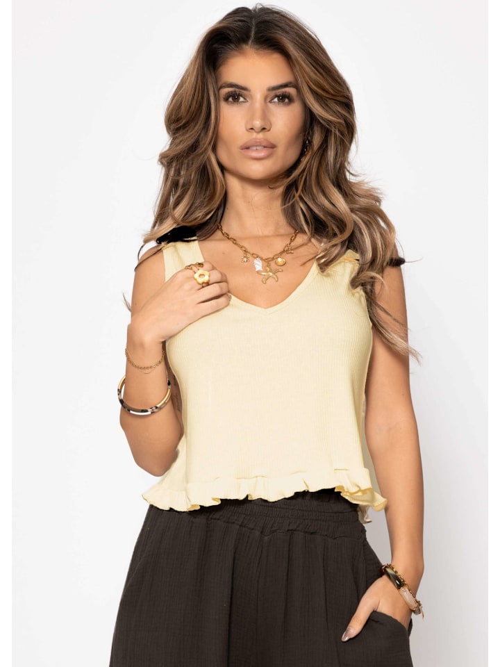 

Топ SASSYCLASSY, желтый