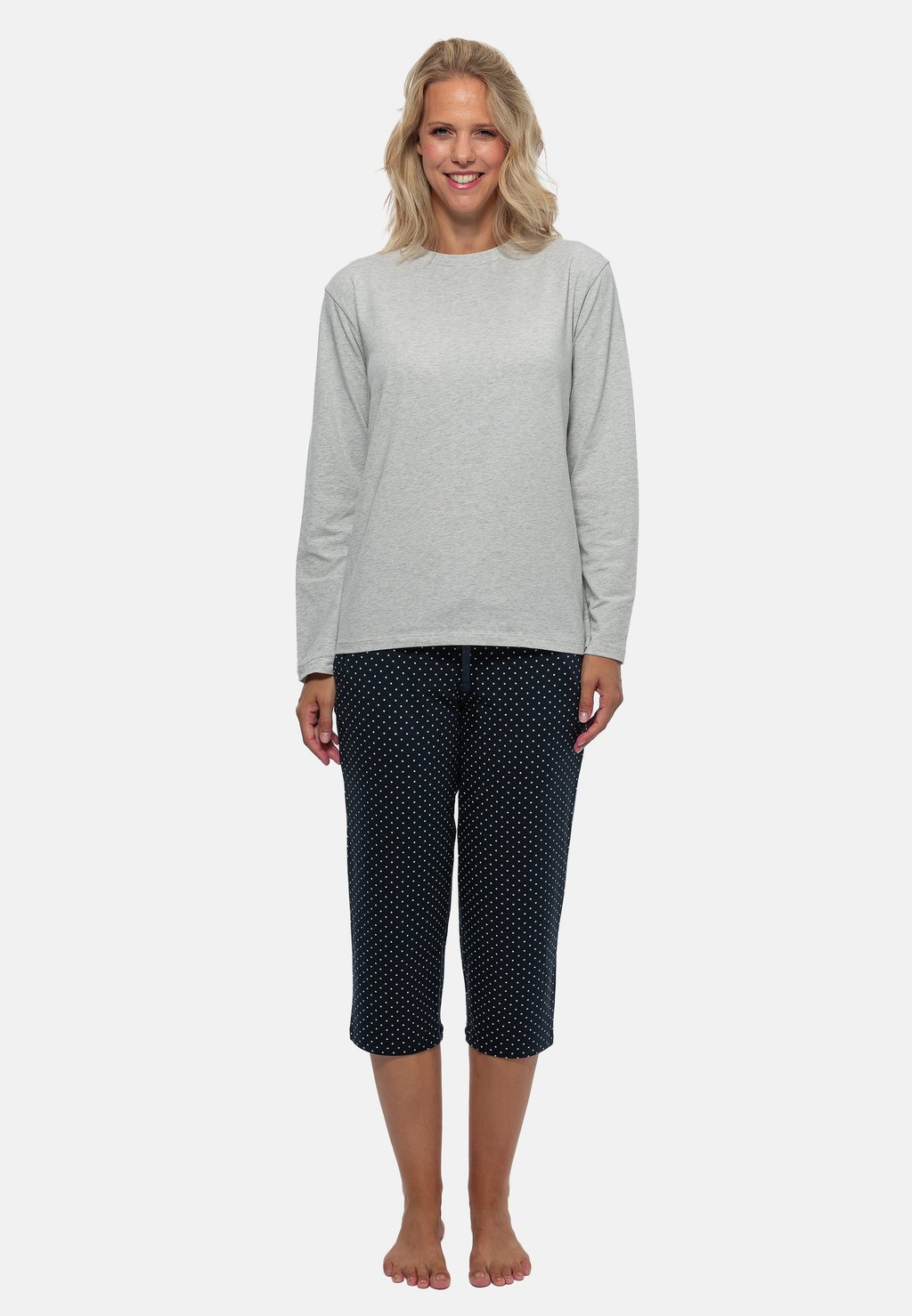 

Пижамный комплект SET - Pyjamas Schiesser, сине-серый