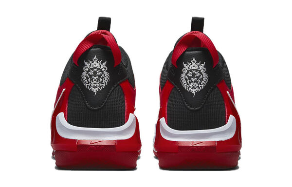Кроссовки (GS) Nike LeBron Witness Basketball Shoes 'Black University Red White', черный — фото 4
