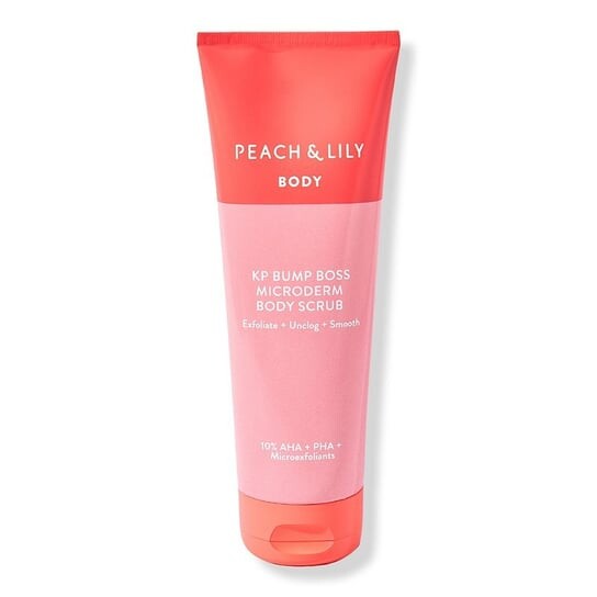 

Скраб для тела с AHA и PHA кислотами, 230г Peach & Lily KP Bump Boss Microderm Body Scrub