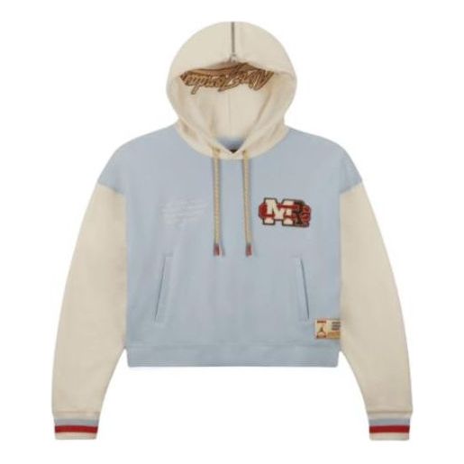 

Худи (WMNS) Air Jordan x Maison Chateau Rouge Crossover Colorblock Splicing Hoodie Asia Edition Blue