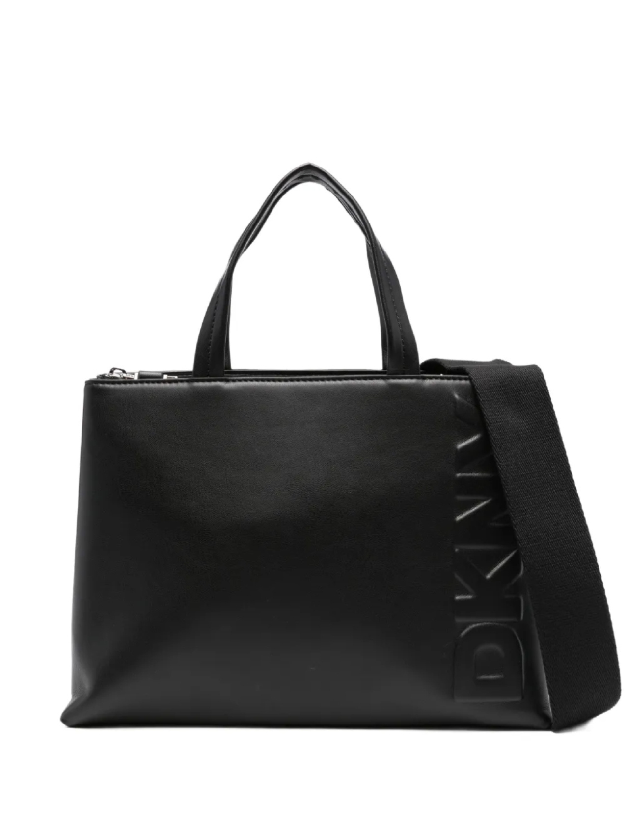 

Сумка-шоппер DKNY Tinsley с тисненым логотипом, черный