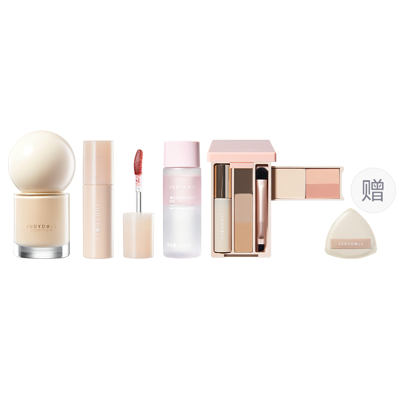 

Judydoll Жидкий тональный крем хайлайтер жидкая помада наборы макияжа шиммер кремовая текстура кожа без эффекта маски