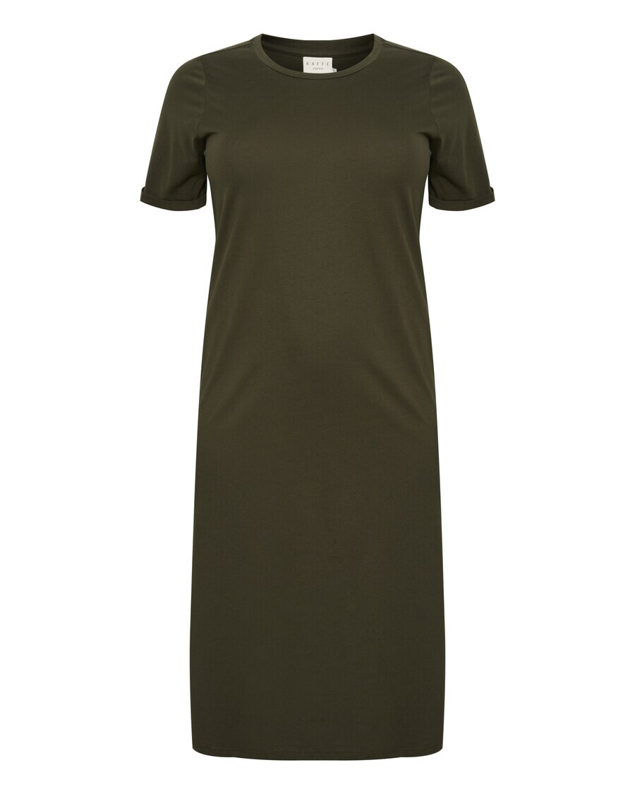 

Платье миди KAFFE CURVE Dress Caline, хаки