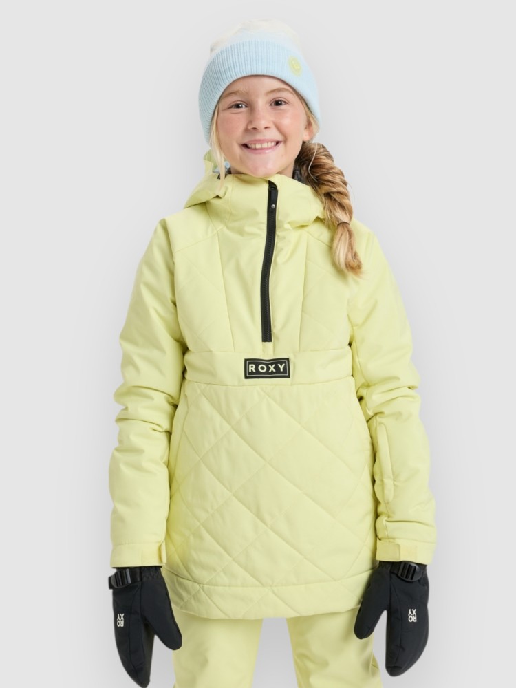 

Куртка для сноуборда Roxy Radiant Lines Overhead Kids Jacke, yellow pear, Желтый, Куртка для сноуборда Roxy Radiant Lines Overhead Kids Jacke, yellow pear