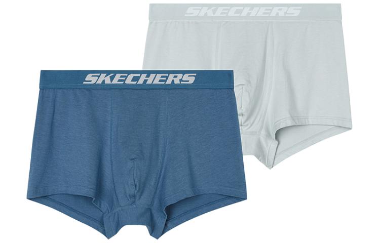 

Мужские трусы Skechers 2 шт, 2 шт (Синий/Серый/0319)