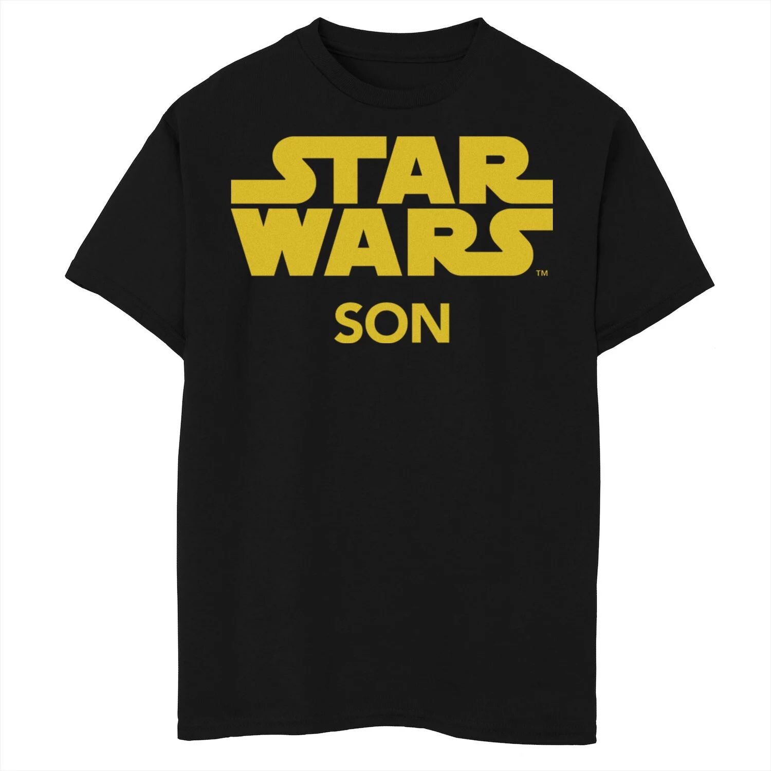 

Классическая футболка с графическим логотипом и логотипом Star Wars Son для мальчиков 8–20 лет Star Wars