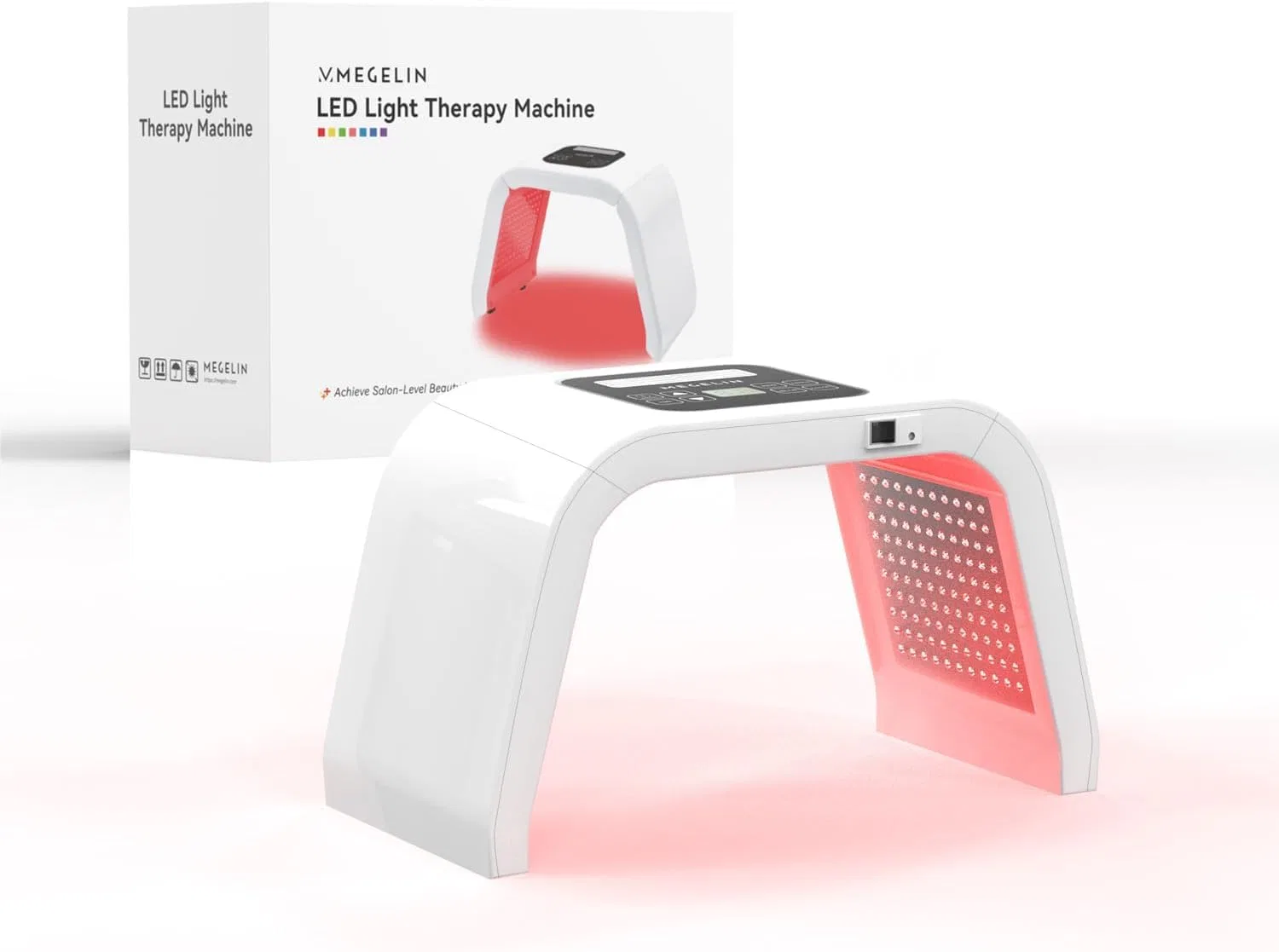 LED-маска для лица с 8 цветами светотерапии MEGELIN Megelin