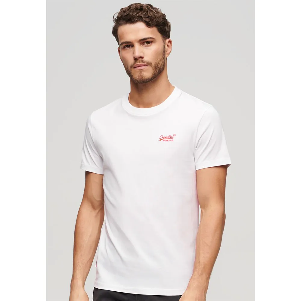 

Футболка Superdry Essential Logo Emb Neon, белый