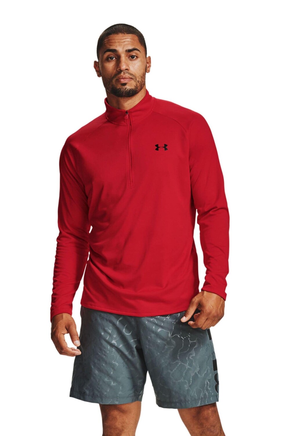 

Толстовка для тренировок 2 0 на молнии 1/2 Under Armour, красный