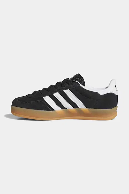Кроссовки детские Gazelle Indoor Adidas Originals, черный — фото 4