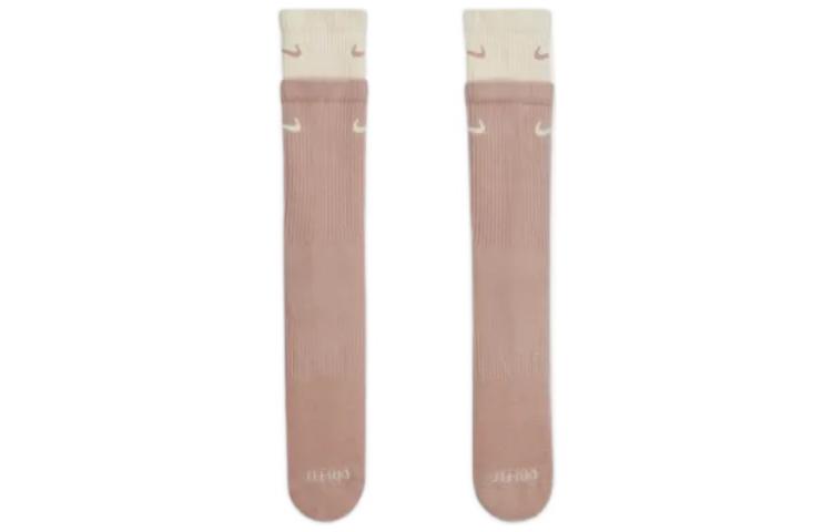 Носки Nike SS22 Everyday Plus Cushioned Double Layer Splicing Training Sports Socks Unisex 2 Pairs Pink DD2795-609, розовый — фото 2