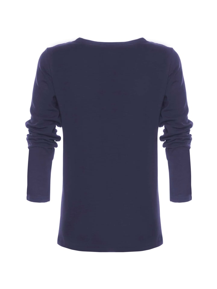 BEZLIT Рубашка с длинными рукавами синего цвета — фото 3
