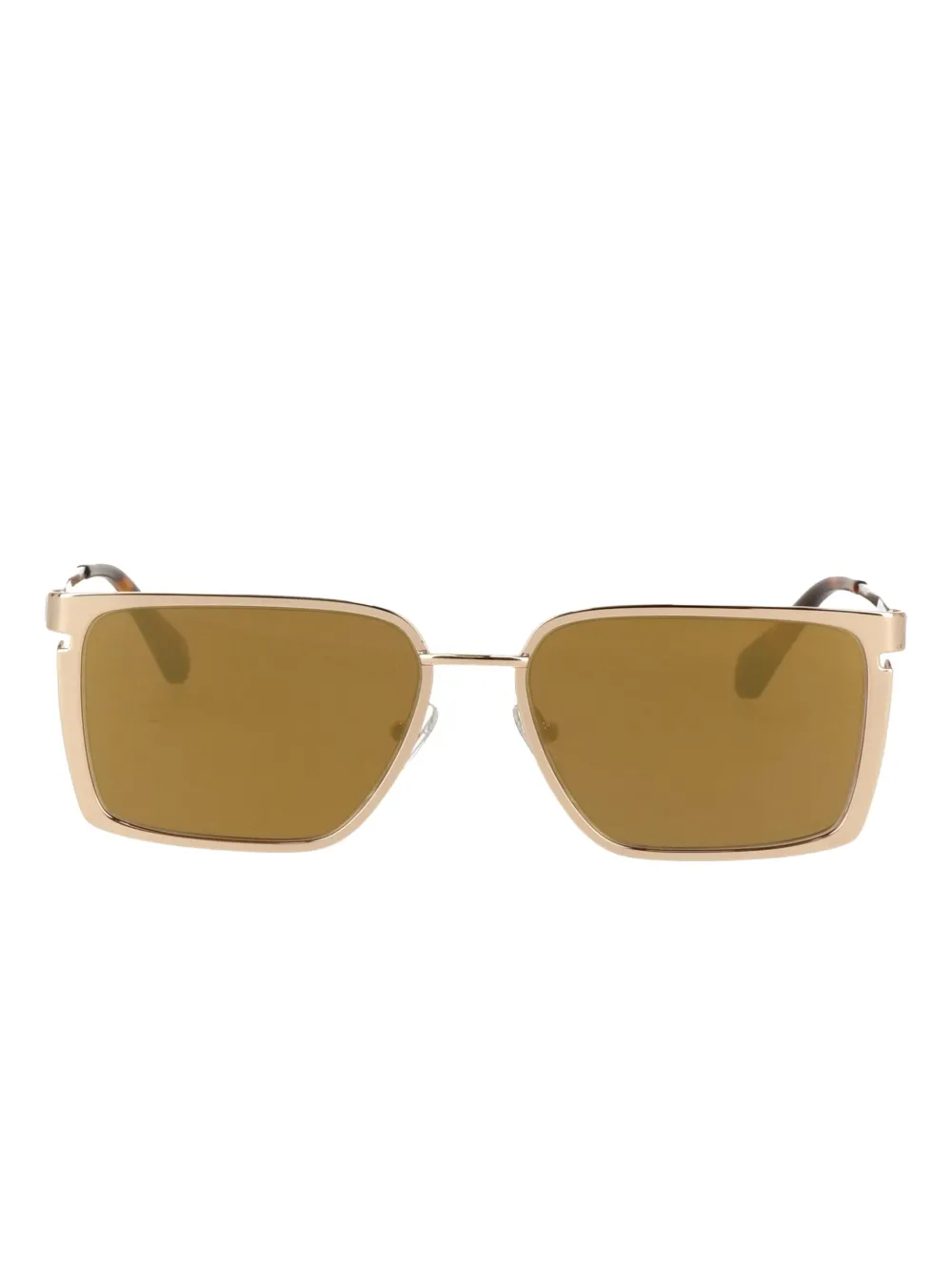 

Солнцезащитные очки с квадратной оправой и тонированными линзами Off-White Eyewear, золотой