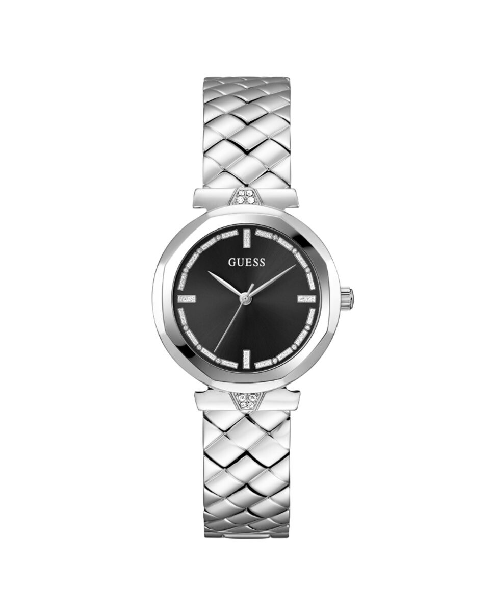 

Женские часы Rumor GW0613L1 со стальным и серебряным ремешком Guess, серебро