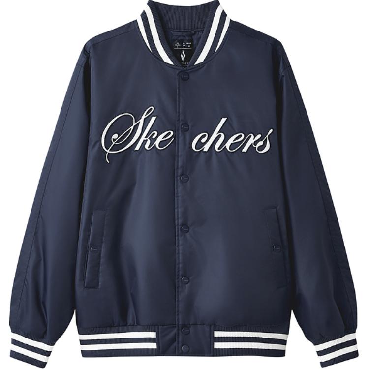 

Куртка бейсбольная Sports Life Collection мужская тёмно-синяя Skechers