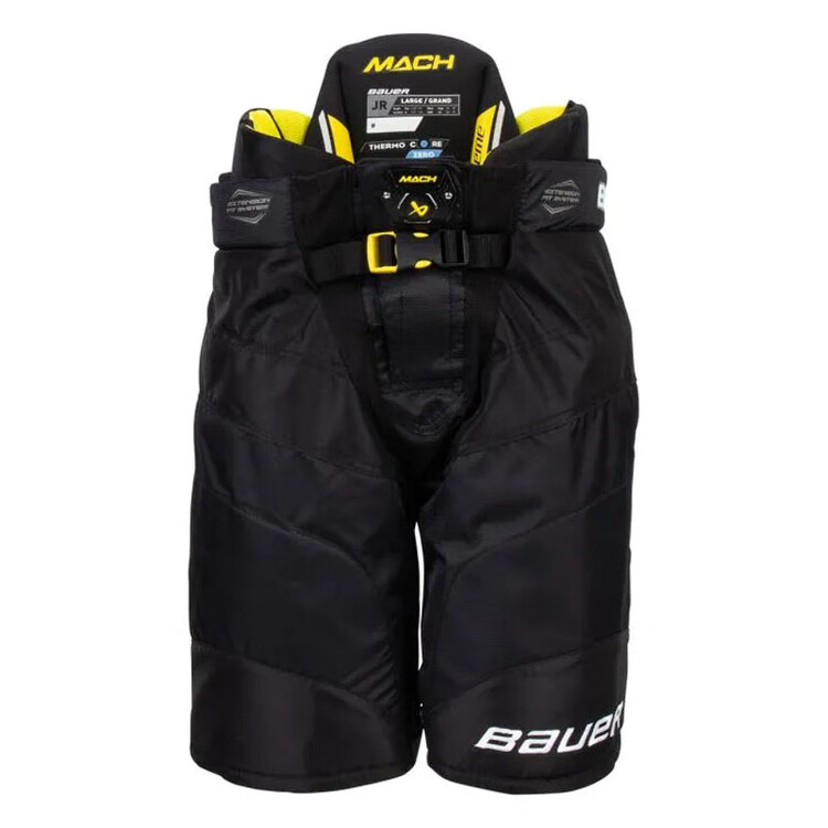 

BAUER Новая модель 2023 MACH защитные шорты для хоккея с шайбой для детей, подростков и взрослых, премиум-защита бедер, черные, молодежный размер M