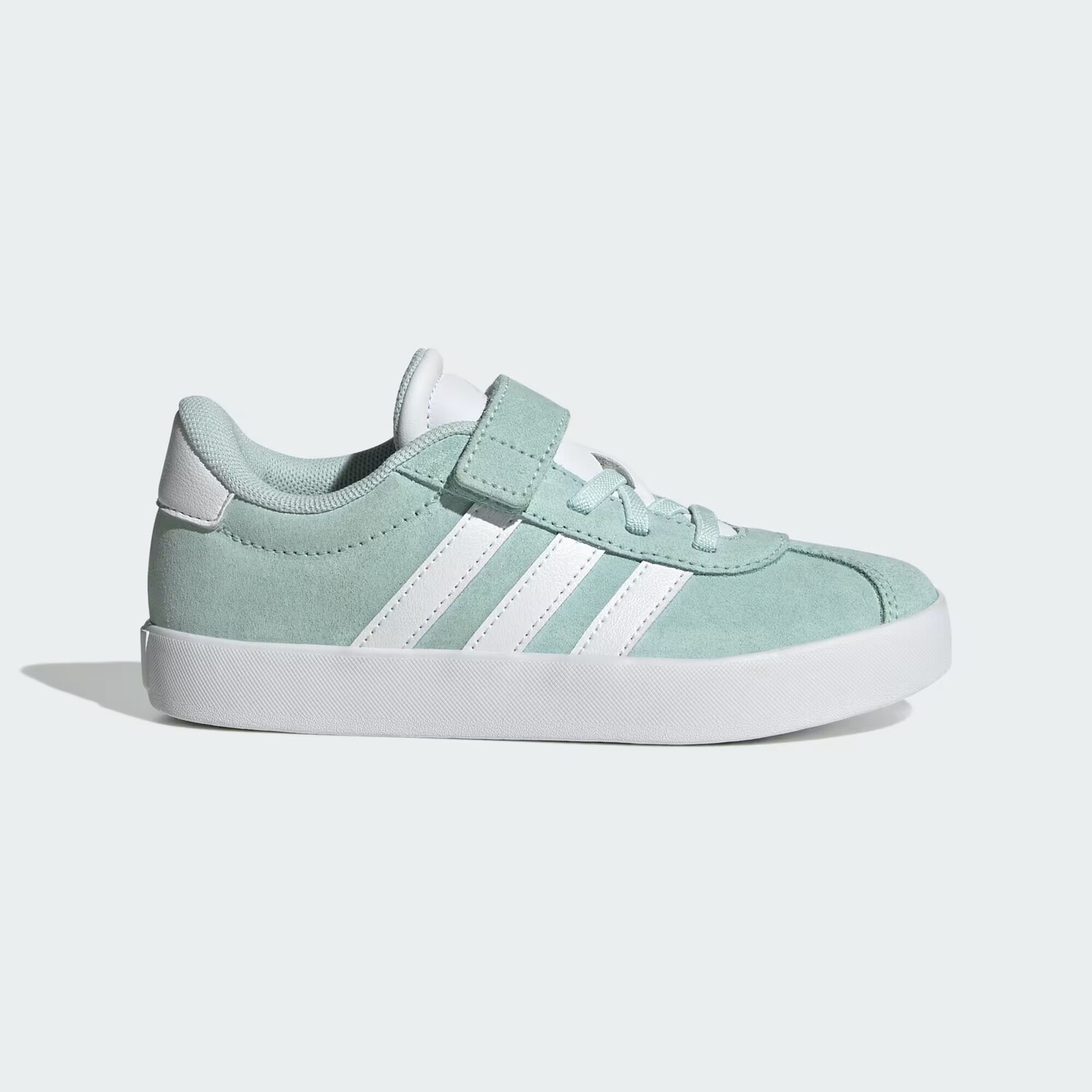 

Обувь VL Court 3.0 Adidas, цвет Halo Mint/Cloud White/Core Black