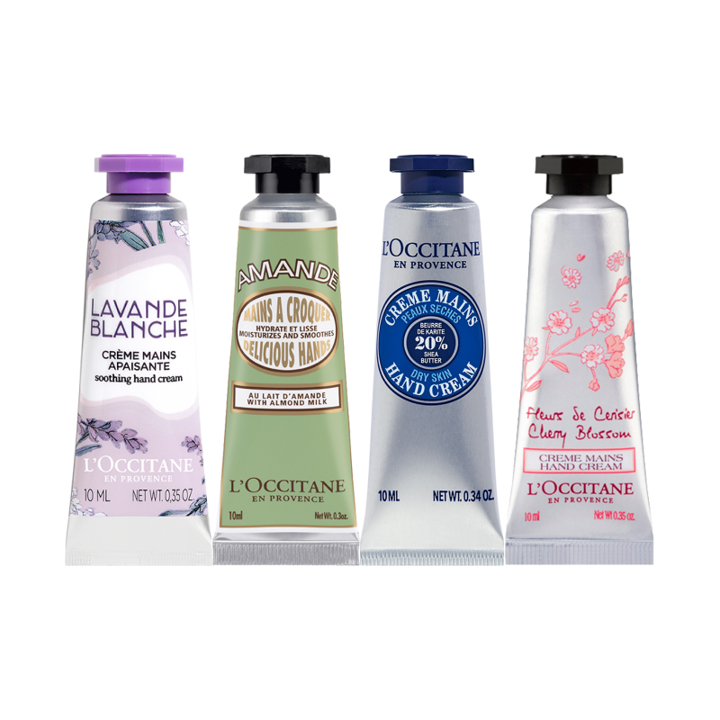 Увлажняющий крем для рук с ароматом Cherry Blossom LOCCITANE, Lavender + Sweet Almond + Shea Butter + Cherry Blossom