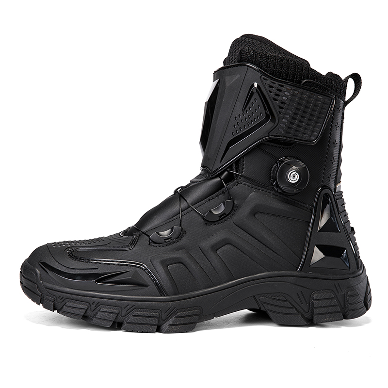 

Износостойкие и водонепроницаемые высокие велотуфли Unisex LOKWT, черный