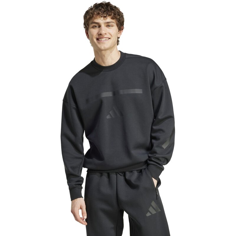 Толстовка новая zne (нормальная и длинная) Adidas, черный — фото 2