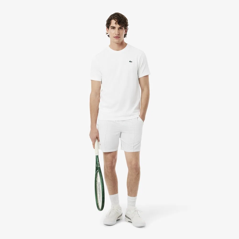 Футболка мужская Lacoste Tennis Heritage Graphic, белый — фото 4