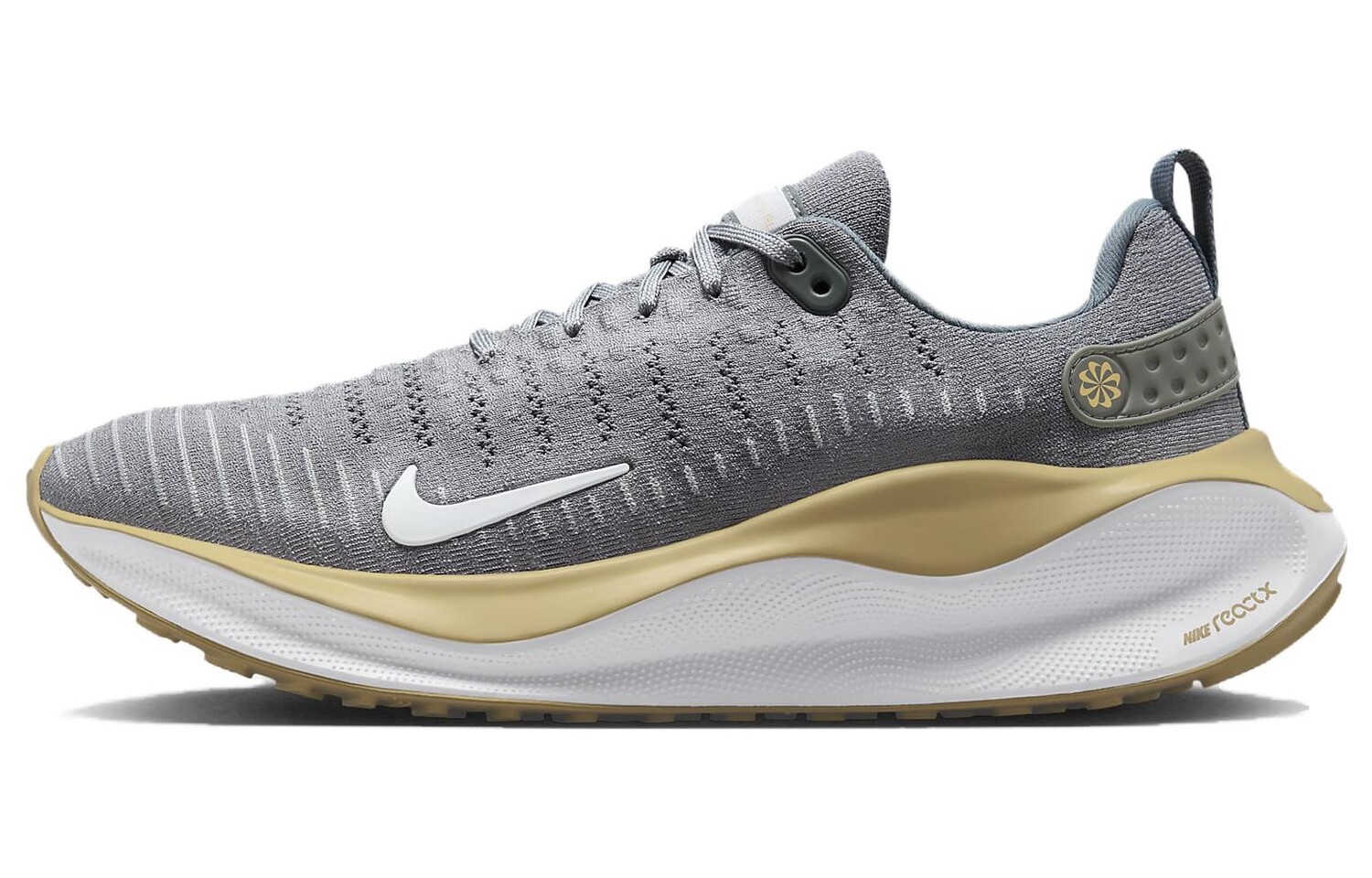 

Кроссовки Nike ReactX Infinity Run 4 'Cool Grey Vegas Gold', золотой