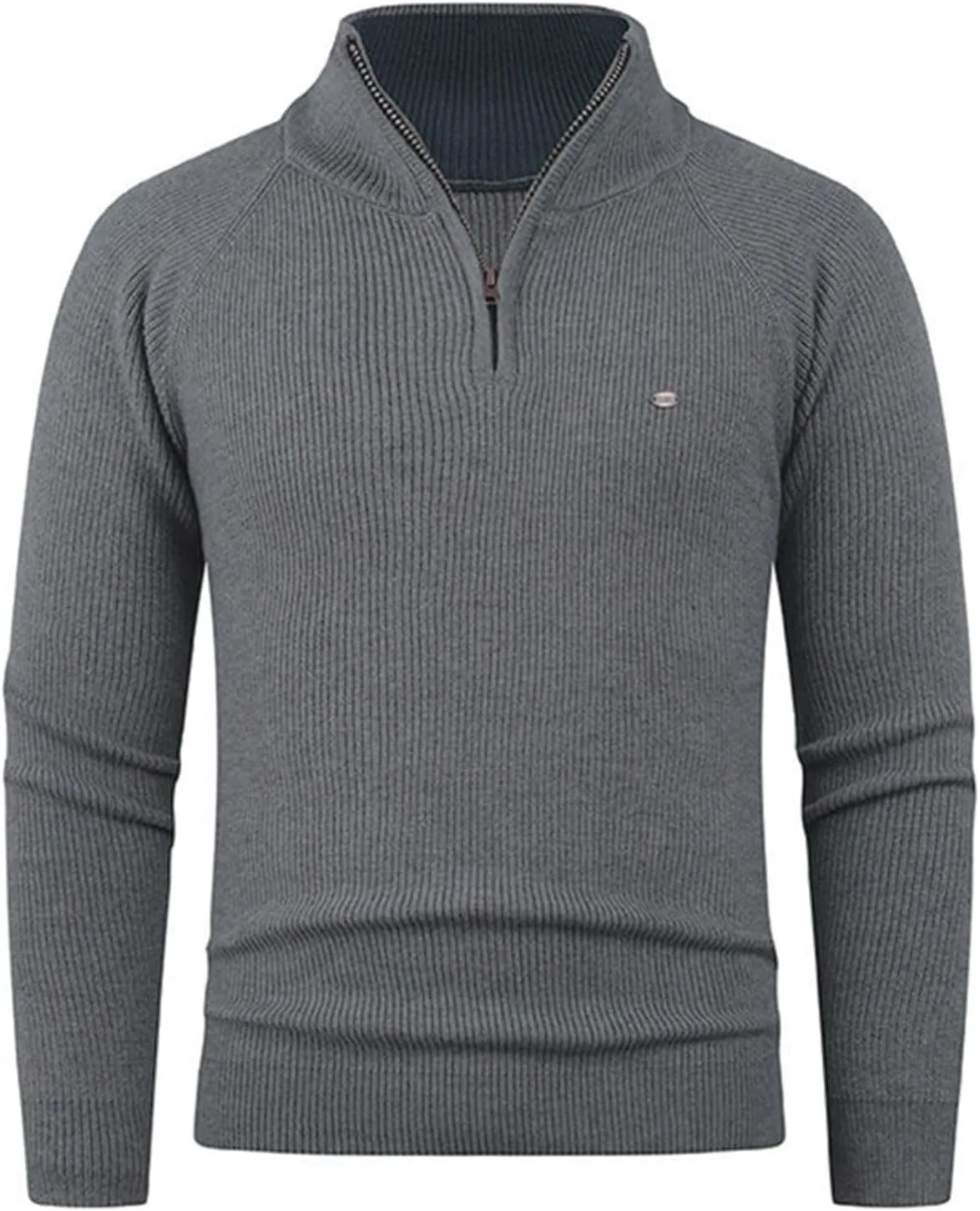 

Свитер мужской Quarter Zip Pullover с воротником стойкой