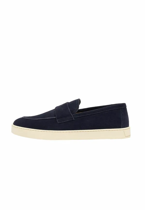 Ботинки рамона без шнурков Scarosso, Blue - Suede