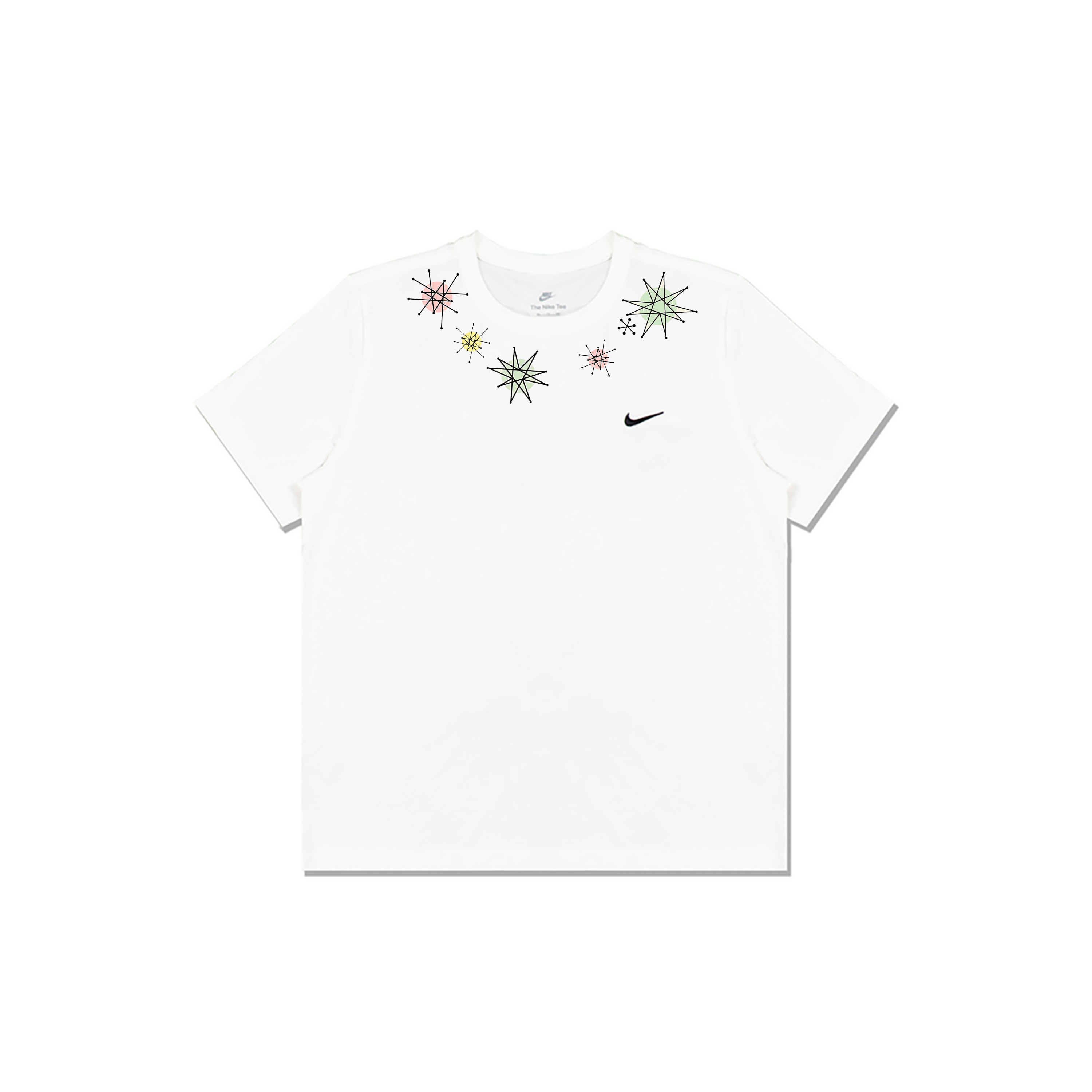 

Nike Спортивная футболка мужская белая, Белый, Nike Спортивная футболка мужская белая