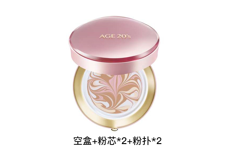 

AEKYUNG KERASYS Dual Core Air Cushion тональный крем BB 4 цвета для контроля жирного блеска и защиты от солнца для сухой кожи 14г*2 Aekyung 20's Age