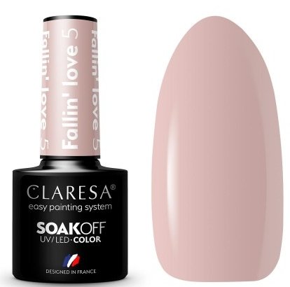 

Claresa Hybrid Varnish UV/LED Hybrid Beige Nude Fallin' Love 5 Puderek