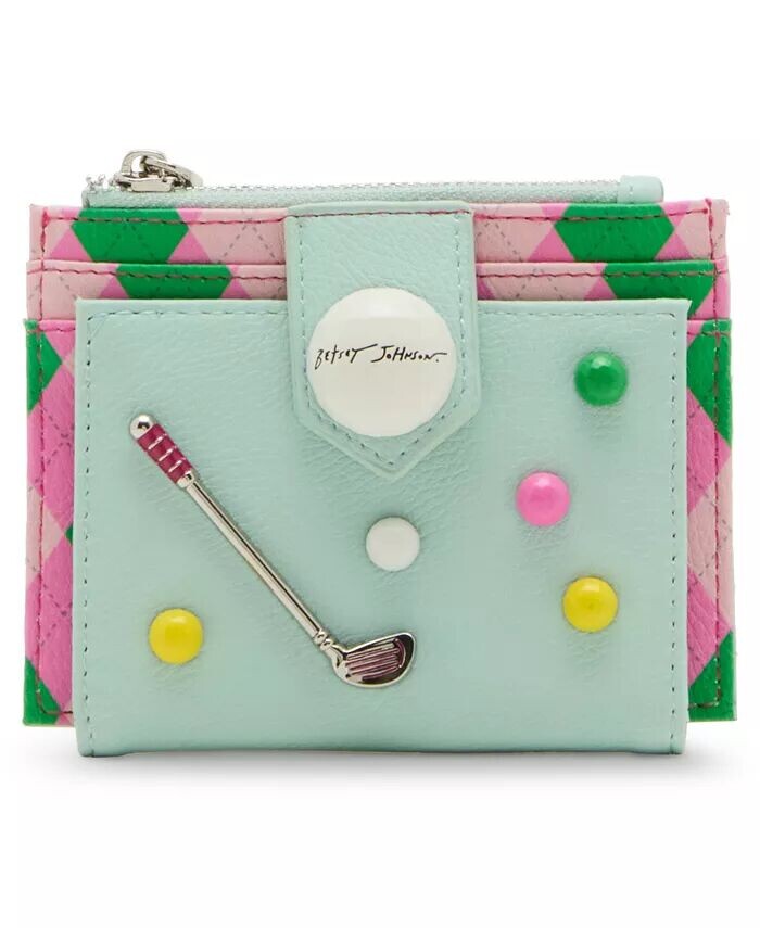 

Двойной кошелек Par-Tee Time Betsey Johnson, мультиколор