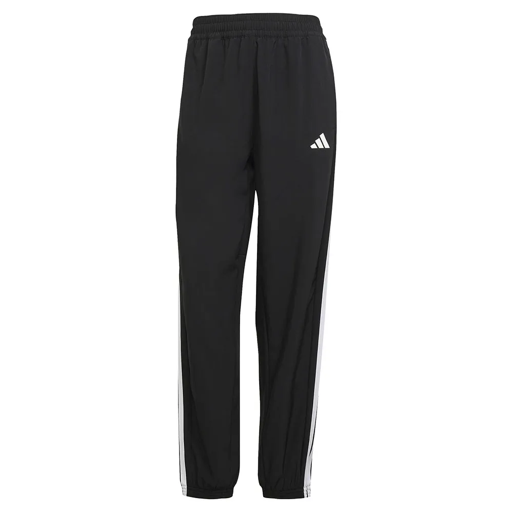 Джоггеры adidas Train Essentials 3 Stripes Woven, черный — фото 3