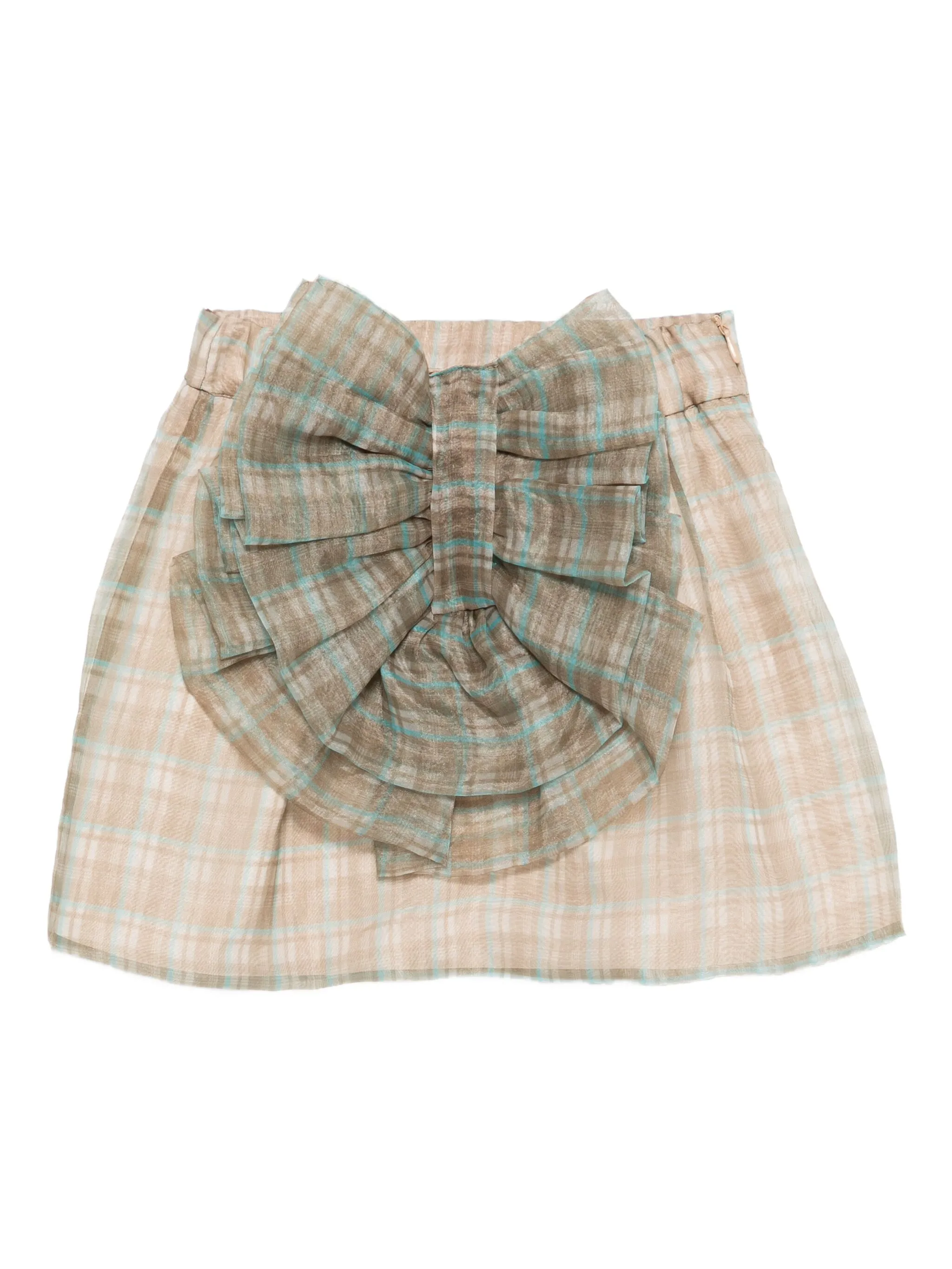 

Юбка в клетку тартан Miss Grant Kids, коричневый