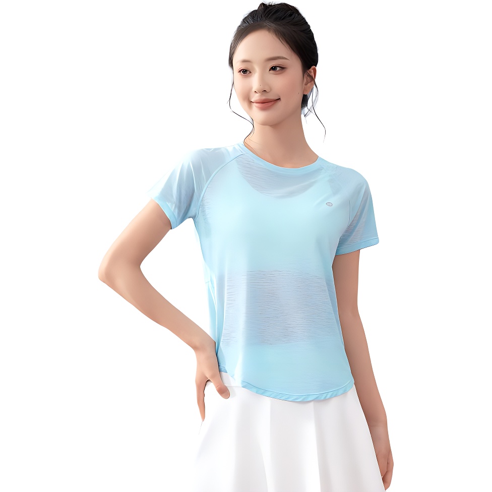 

361° Футболка для йоги Variety Training Collection, женская, цвет Cirrus Blue