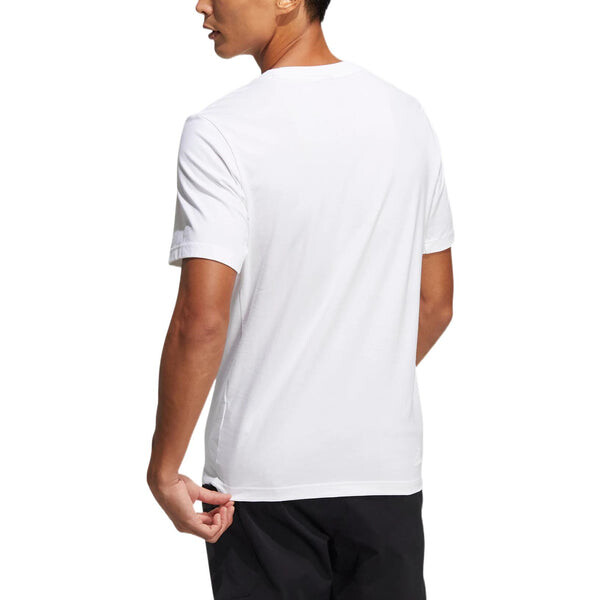 Футболка adidas Alphabet Large Logo Printing Round Neck Short Sleeve White, мультиколор — фото 3