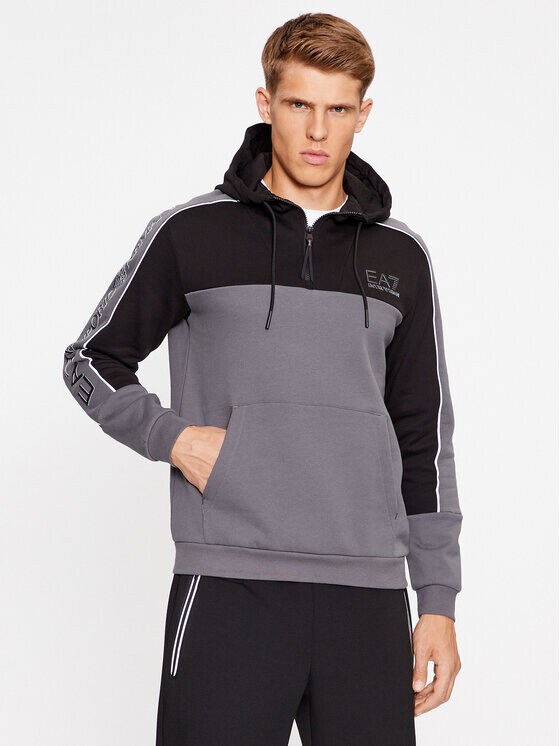 

Толстовка обычного кроя Ea7 Emporio Armani, серый