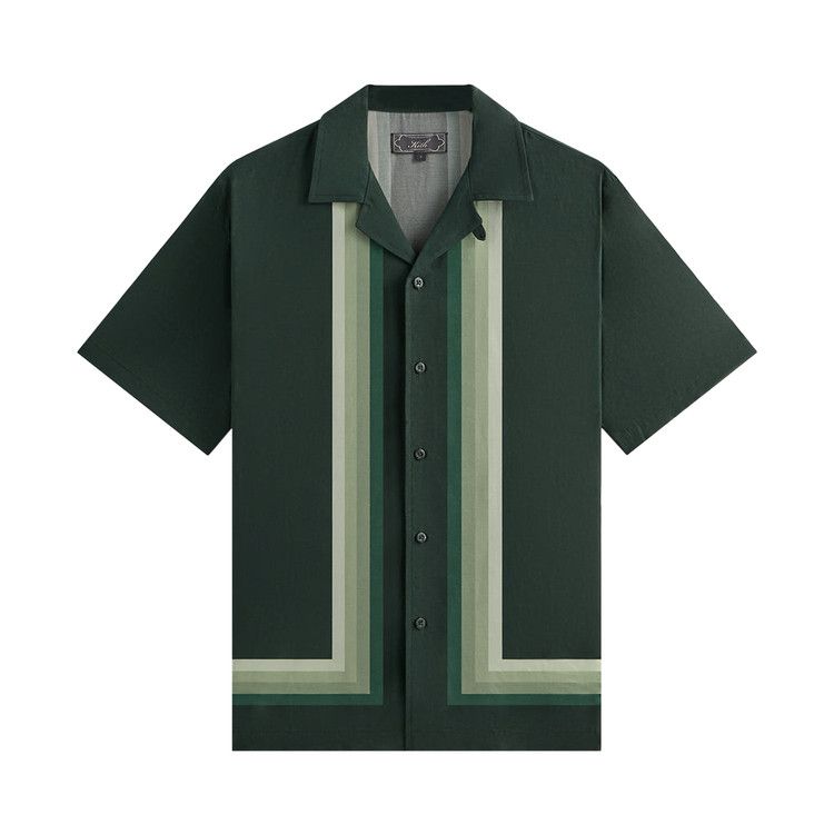 

Рубашка Kith Border Stripe Thompson Camp Collar Shirt, Stadium