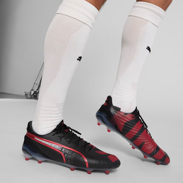 Мужские футбольные бутсы для игры на твердом/искусственном грунте King Ultimate Launch Edition Puma, черный — фото 2