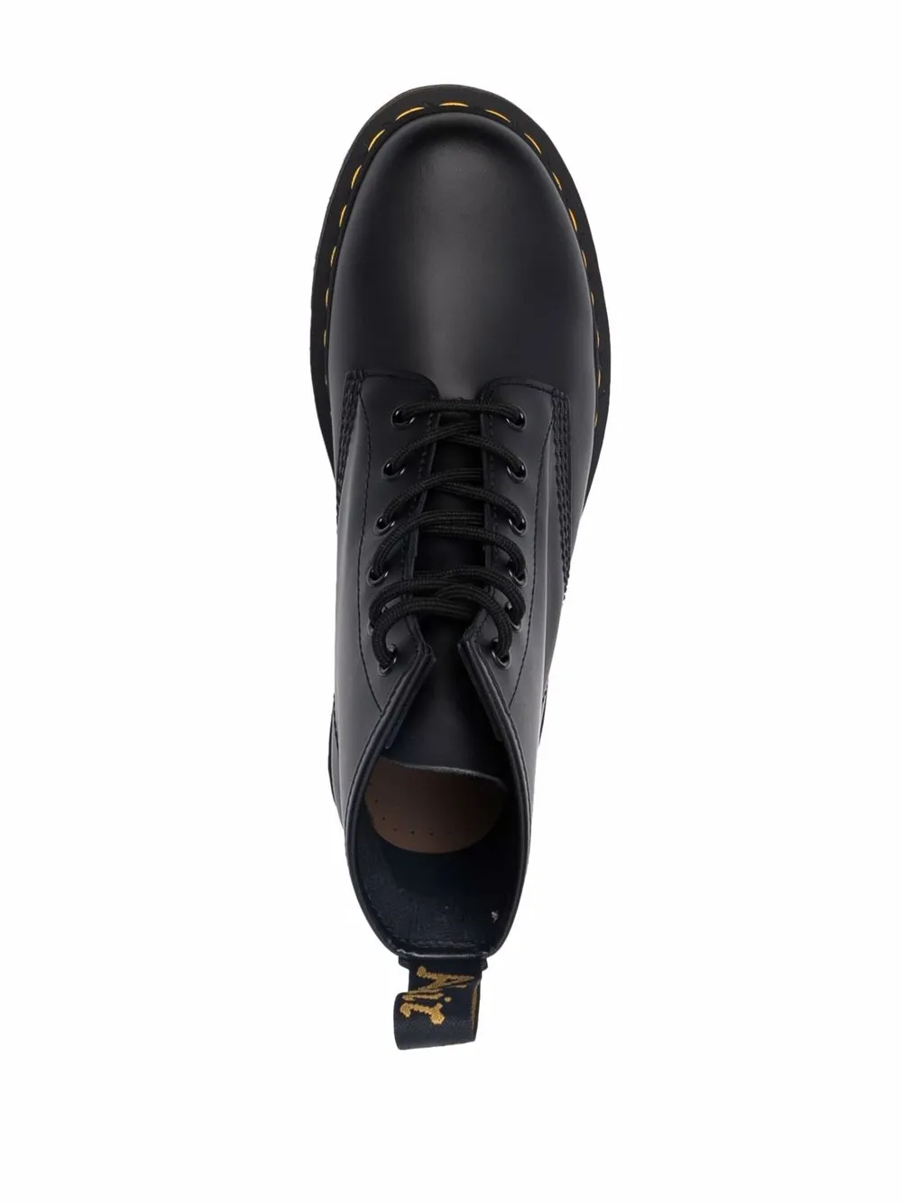 Мужские ботинки Dr. Martens 101 на шнуровке кожаные, черный — фото 4