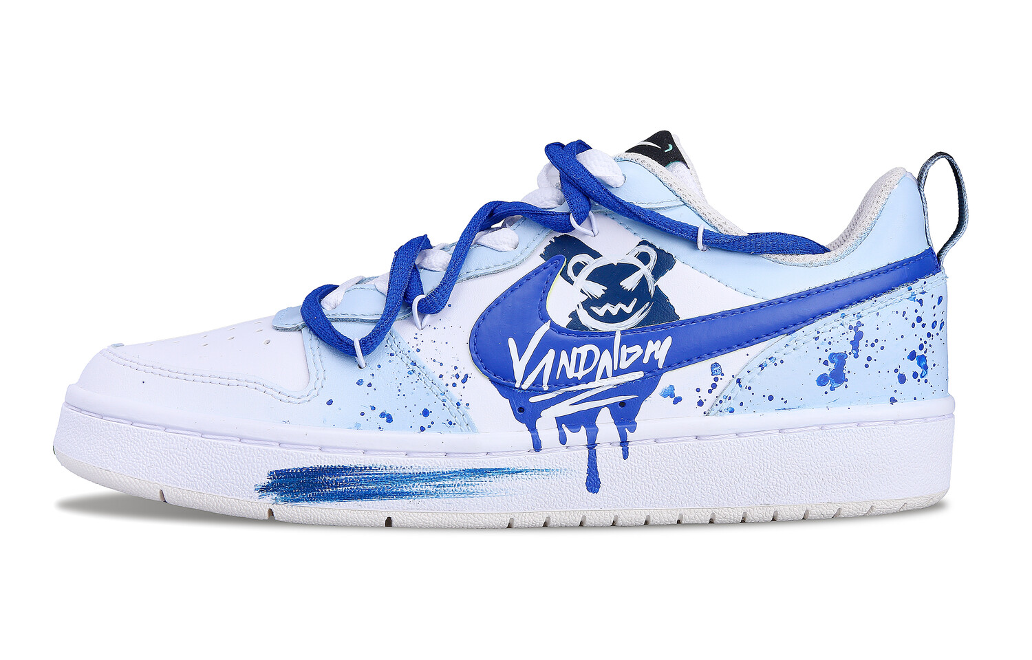 

Кроссовки Nike Court Borough Skateboarding Shoes Women's Low-top Dark Blue, голубой, Синий, Кроссовки Nike Court Borough Skateboarding Shoes Women's Low-top Dark Blue, голубой