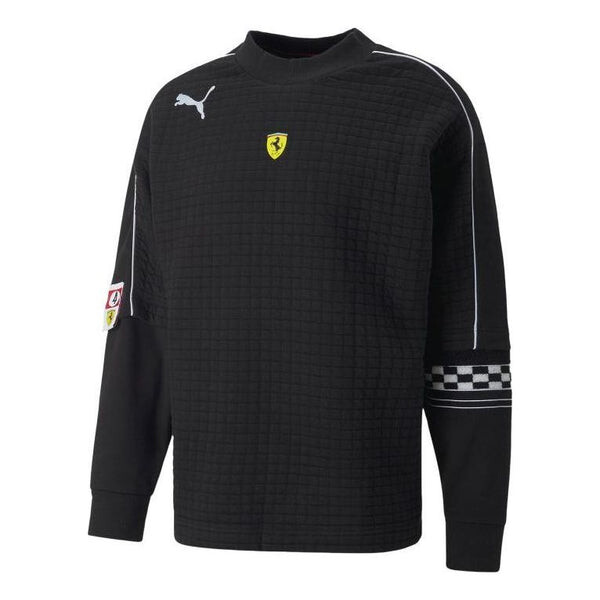 

Свитер ferrari race statement sweatshirt 'black' Puma, черный