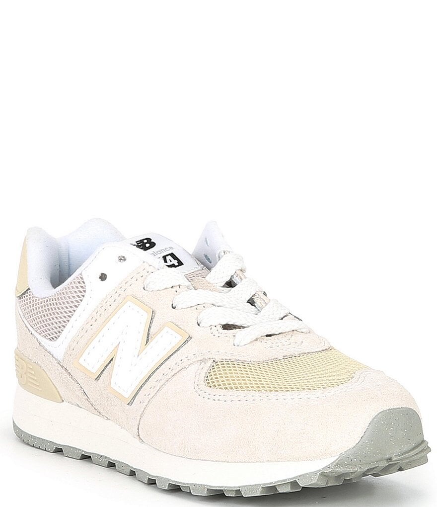 

Детские кроссовки New Balance 574 (подростковые), слоновая кость
