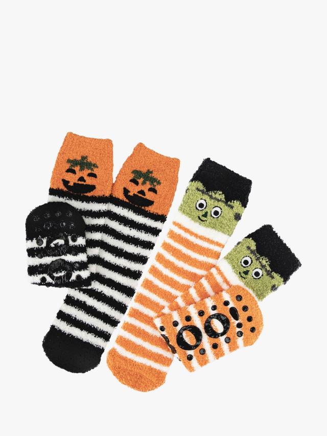 

Детские уютные носочки-тапочки Toasties totes, Pack of 2, Monster/Pumpkin