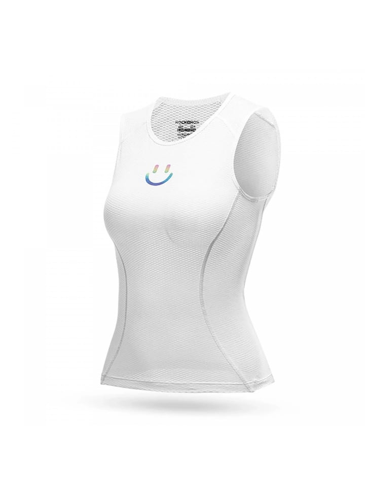 

Rockbros Женская велосипедная майка белого цвета из быстросохнущего полиэстера, черного цвета