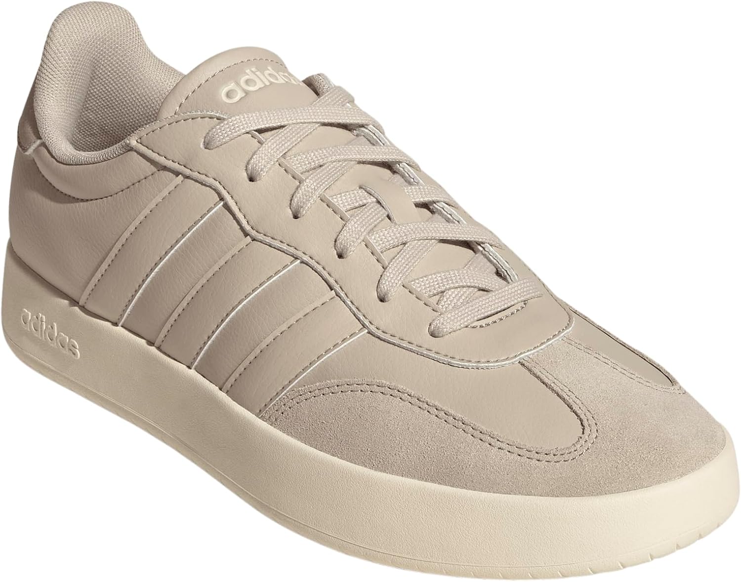 Мужские модные кроссовки Adidas Barreda, Wonder Beige/Wonder Beige/Wonder White — фото 4