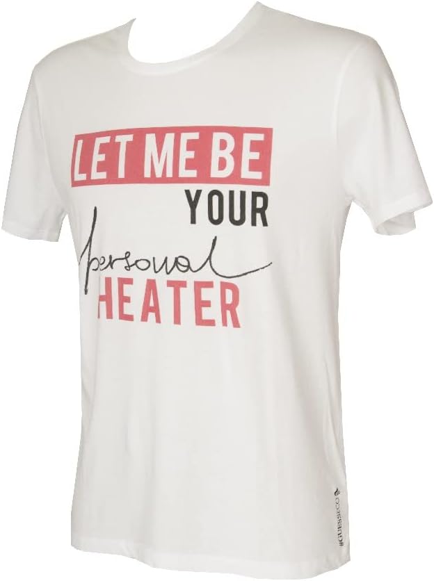 

GUESS Футболка с коротким рукавом и круглым вырезом, принт P570 Heater, размер Small